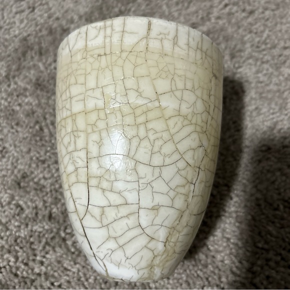 Vance Kitira Elephant Tusk Goblet Candle Cinnamon Spice - Picture 3 of 5